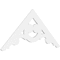 Ekena Millwork Pitch Robin Architectural Grade PVC Gable Pediment, 48"W x 22"H x 1"P (11/12) GPP048X022X100ROB - alternate 1